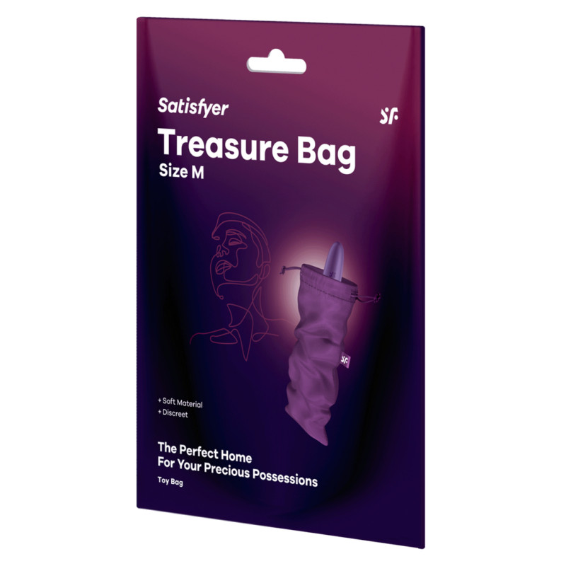 Satisfyer Pochette de Rangement Treasure Bag M Violet